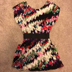 Multi colored flowy dress